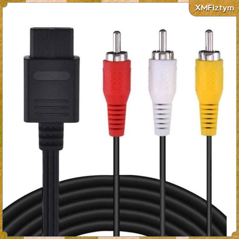 Image of HDMI Male S-Video to 3 RCA AV Audio Cable Cord Adapter For  GameCube N64 SNES #4