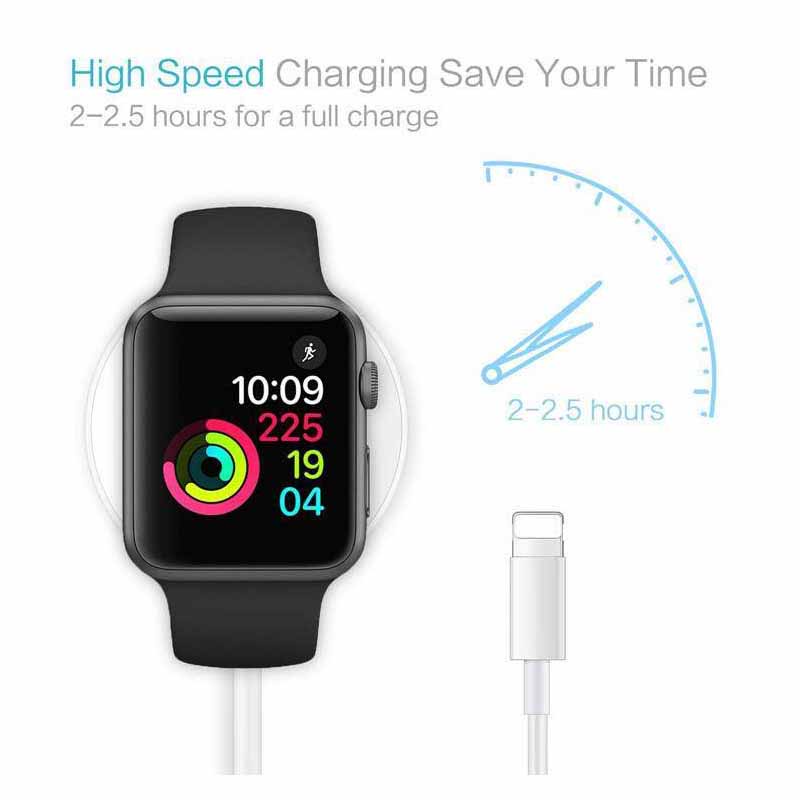 Image of 2 in 1 USB Magnetic Watch Charger Dock Charging Cable for iPhone iPod iPad iWatch #1