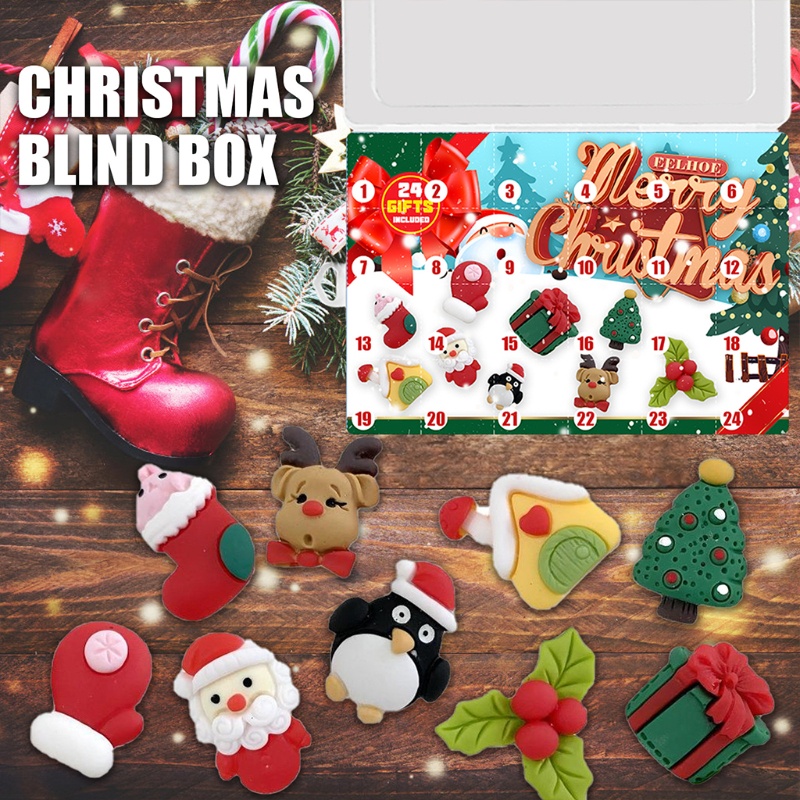 Christmas Countdown Blind Box Fidget Toys Advent Calendar Christmas