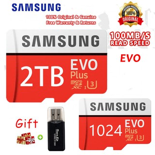 Image of Samsung EVO plus Tarjeta De Memoria De 2 Tb De 1 micro Sd 521G De Alta Velocidad Teléfono Móvil Tablet Cámara