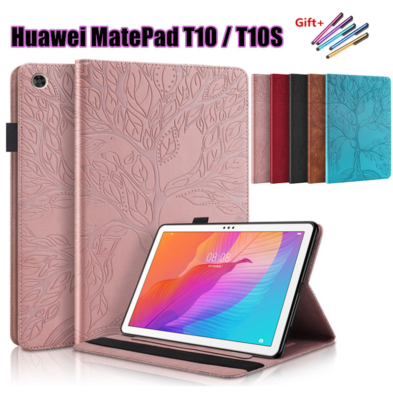 Huawei MatePad T10 Funda 9.7 " 3D Relieve PU Cuero Soporte Tablet Para T 10s AGS3-L09/W09 10.1 " | Shopee Colombia