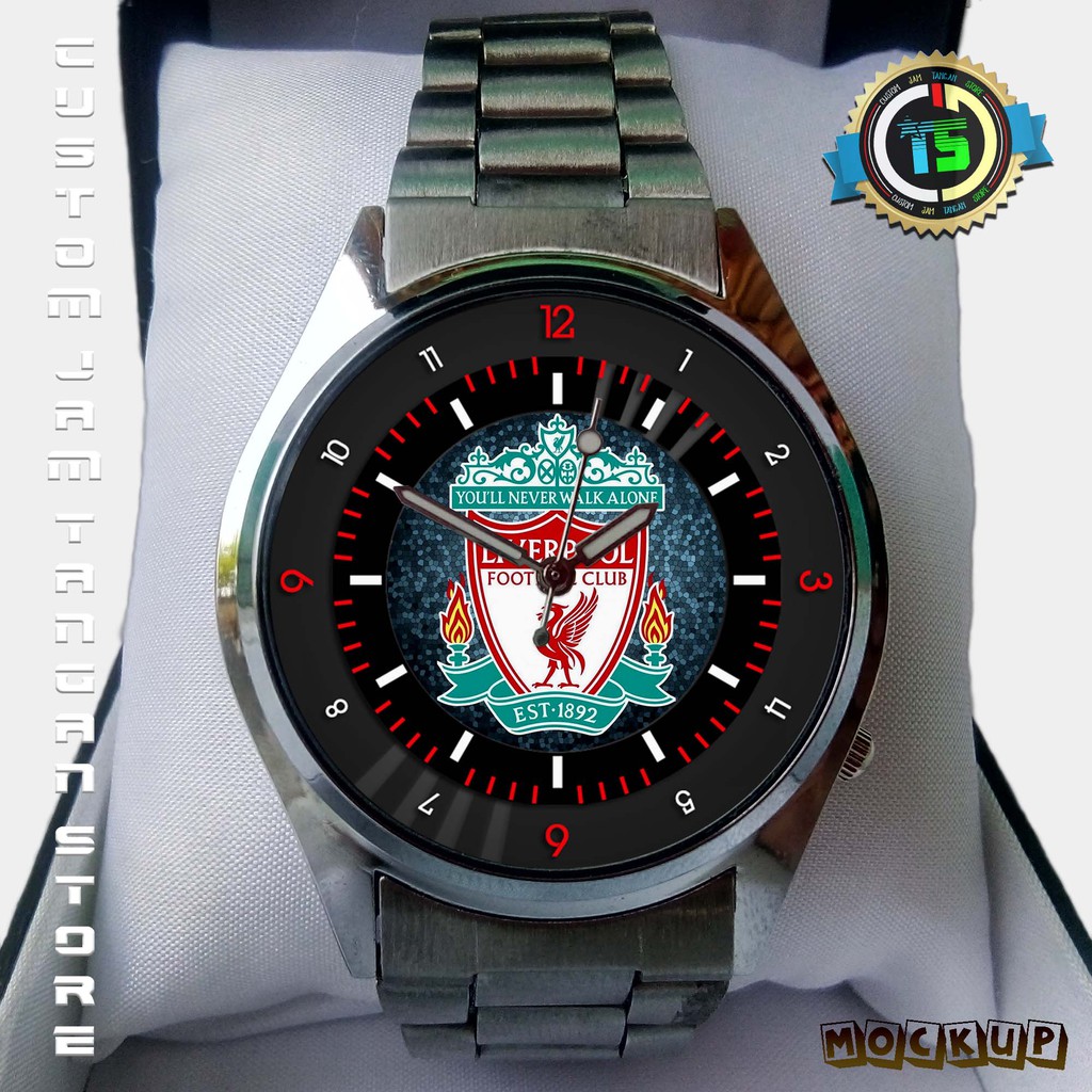 Reloj de pulsera liverpool Football Club 01 de acero inoxidable | Relojes  personalizados de la tienda | Shopee Colombia