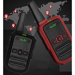 Image of thu nhỏ 2pcs wln kd-c52 mini walkie talkie uhf 400-470mhz recargable de dos vías radio #2
