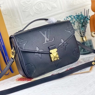 Listo Para Enviar (Con Caja) 100 % Genuino Louis Vuitton Pochette Metis Bolsa De Moda Casual Crossbody Bolso De Hombro #8