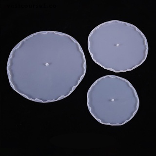 Image of thu nhỏ VV Irregular Round Fruit Disc Tray Resin Silicon Mold DIY Coaster Epoxy Mould Craft CO #4