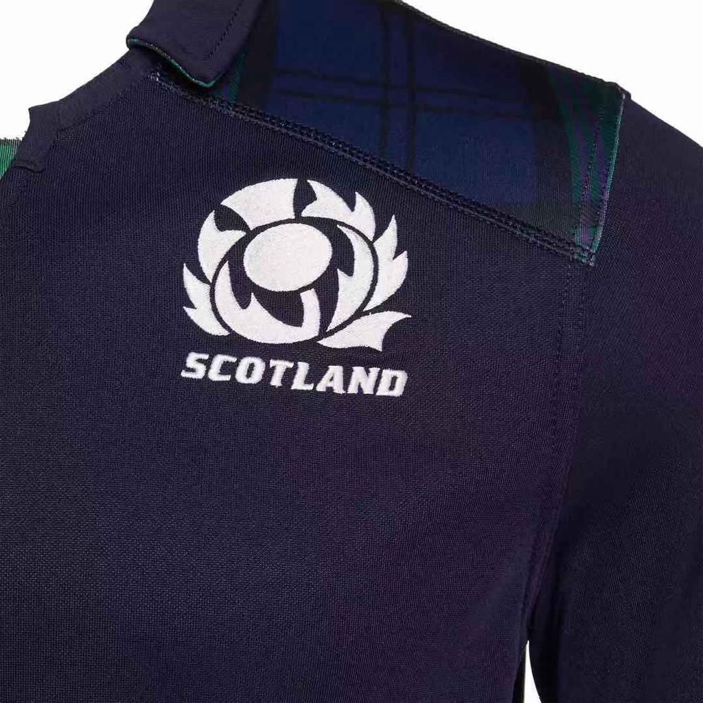 Camiseta Gráfica De Jersey De Algodón De Rugby Homen's Home Competición Capacitación Fútbol Jersey YINTE 2020 Escocia Copa Mundial De Rugby Jersey Tela 100% Poliéster T 