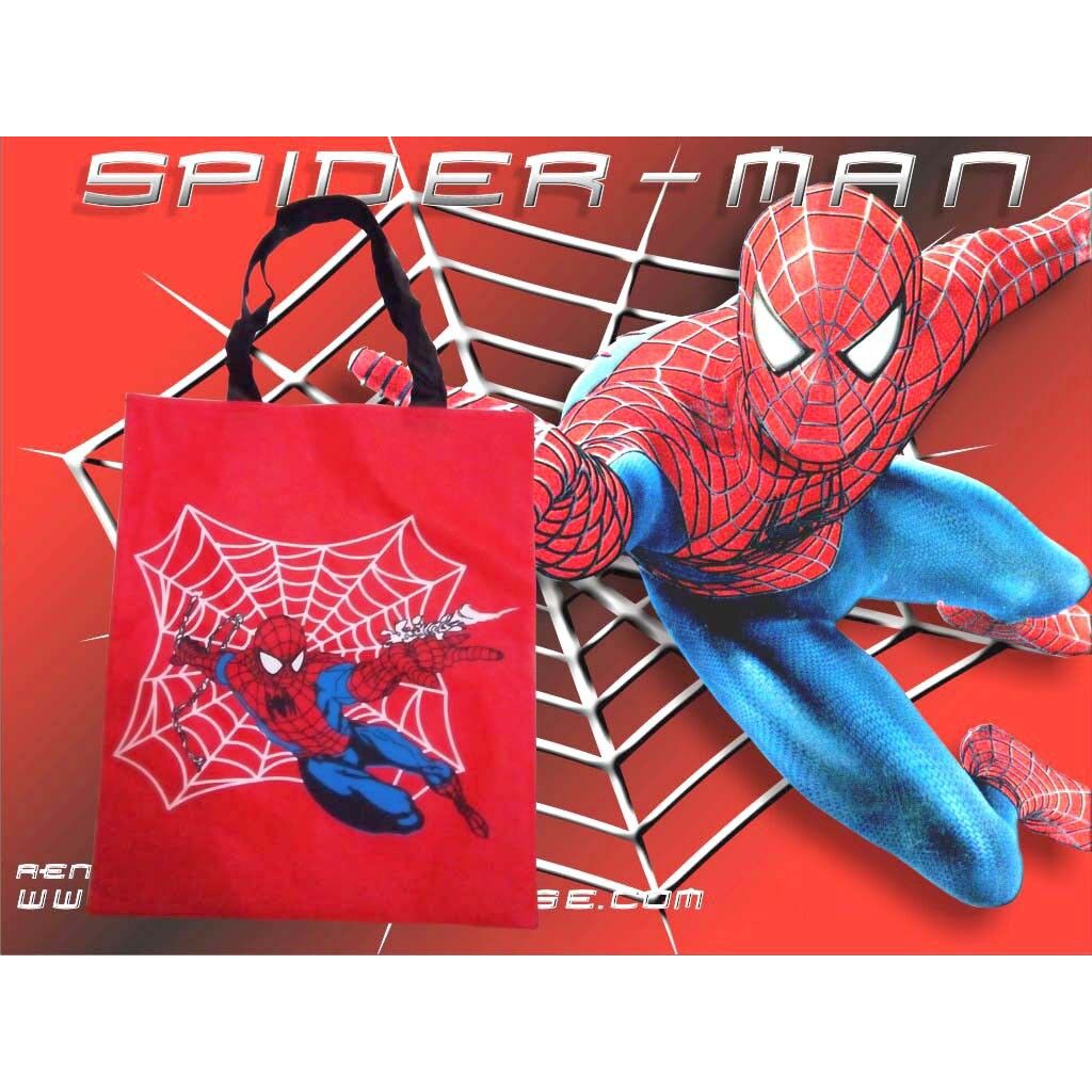 Spiderman Bolsa Con Ruedas De Lona