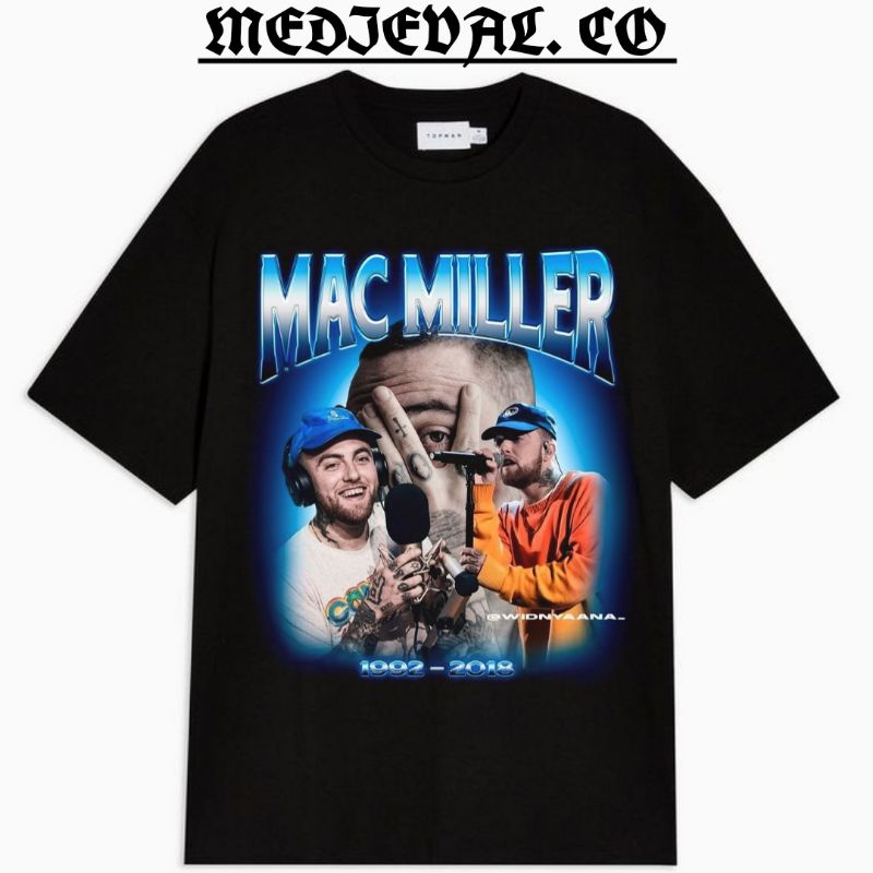 Mac MILLER ropa camiseta - RAP TEE camiseta VINTAGE rapero OVERSIZE negro  hombres mujeres adulto música DISTRO 24S | Shopee Colombia