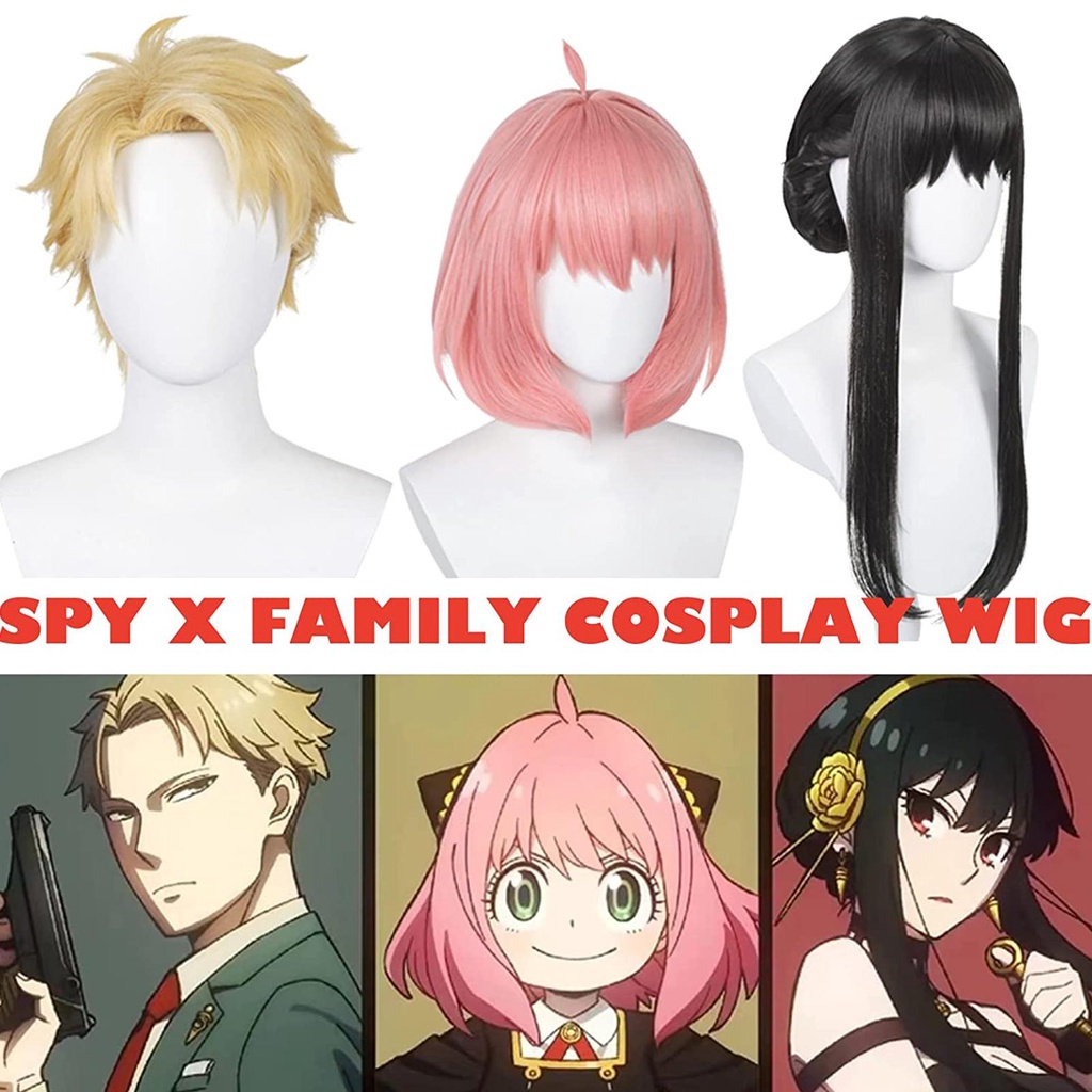 Anime Spy X Familia Yor Forger Peluca Cosplay Diadema Accesorios Cos  Princesa Golden Set Q1Z0 | Shopee Colombia