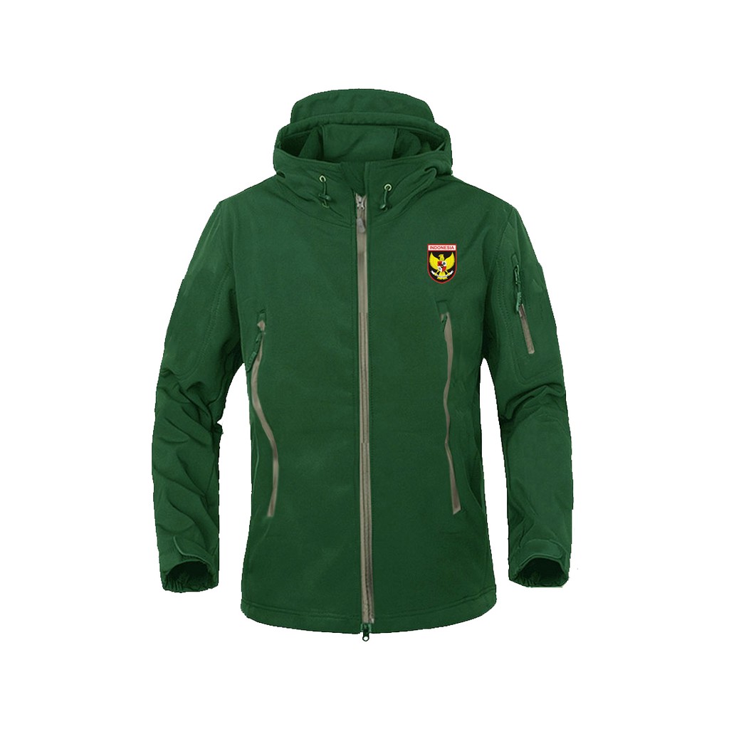 Pay For Place - Army Green TAD Jacket - sudadera con capucha se puede quitar  - el logotipo se puede quitar instalar | Shopee Colombia