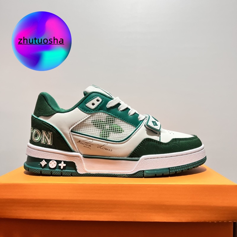 tenis louis vuitton hombre verdes