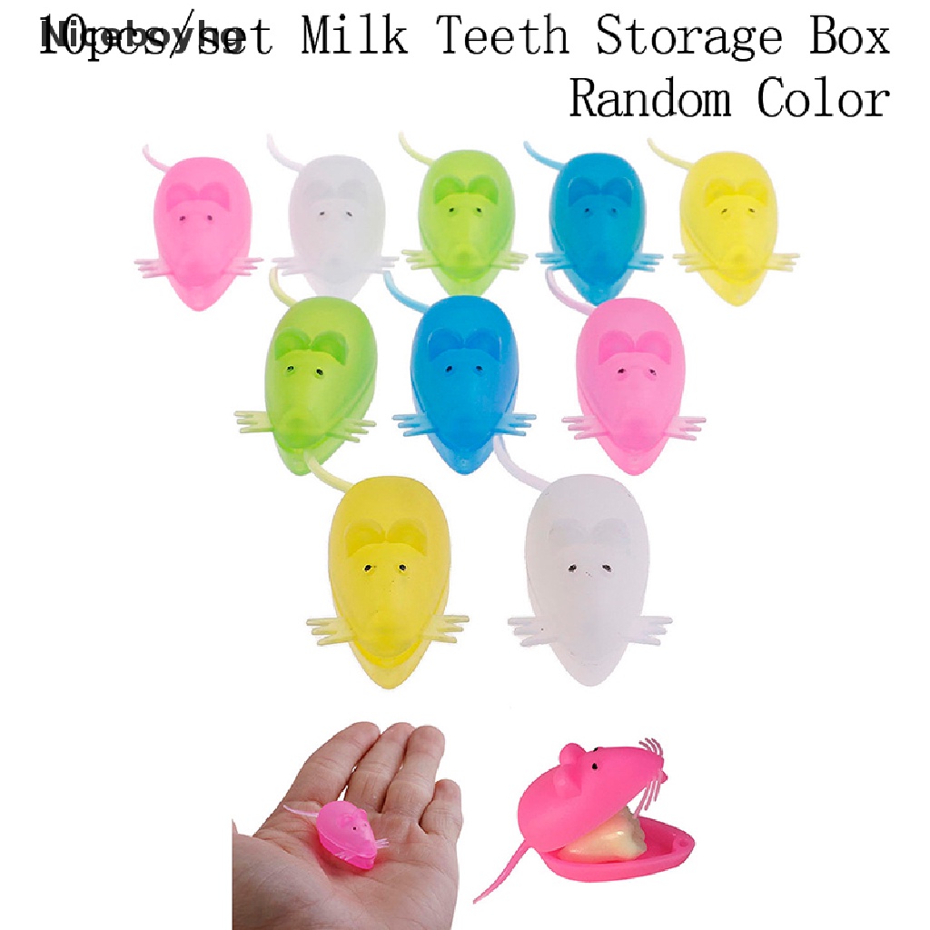 niceboyhg 10pcs mini plástico bebé leche dientes titular caja guardar dientes caso almacenamiento de productos | Shopee Colombia
