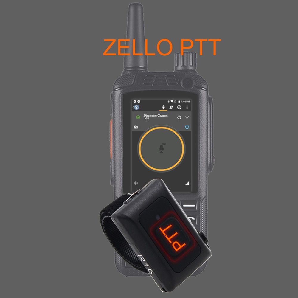 Image of 2020 inalámbrico Bluetooth manos libres PTT Walkie Talkie botón para Android de baja energía para Zello Work R16 #0