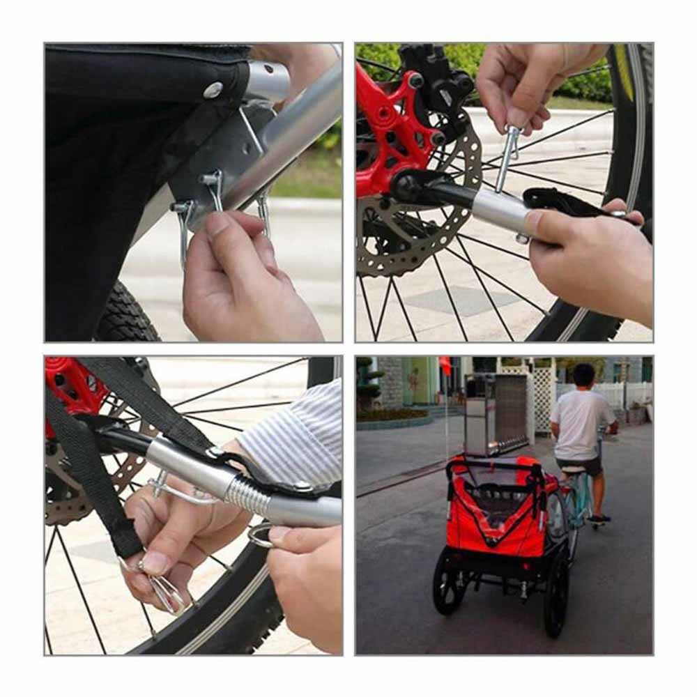 Bike Bicycle Trailer Coupler Attachment Hitch Angled Elbow For InStep Schwinn