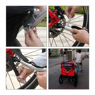 Image of thu nhỏ Bike Bicycle Trailer Coupler Attachment Hitch Angled Elbow For InStep Schwinn #4