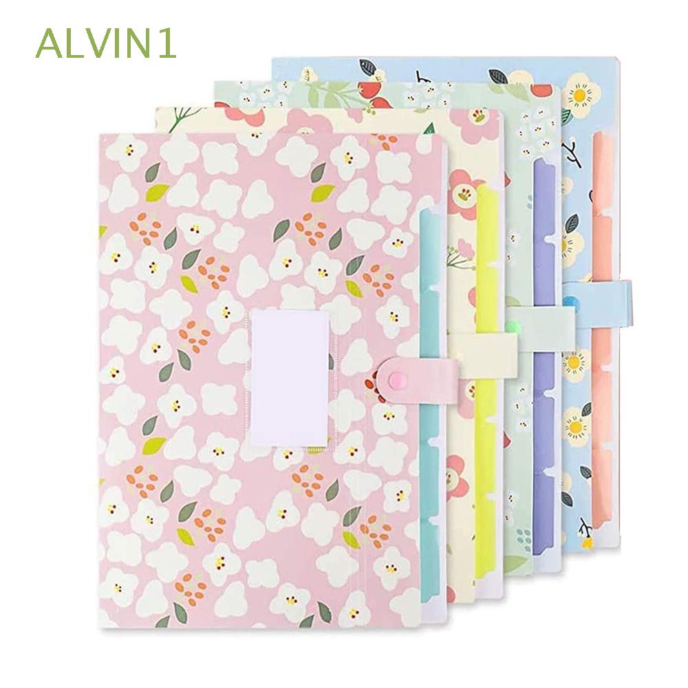 Transparent Skydue File Folders 8 Pockets Expanding File Folder Organizer with Tabs A4 Letter Size Accordion Document Paper Folder Organizer for School Office 