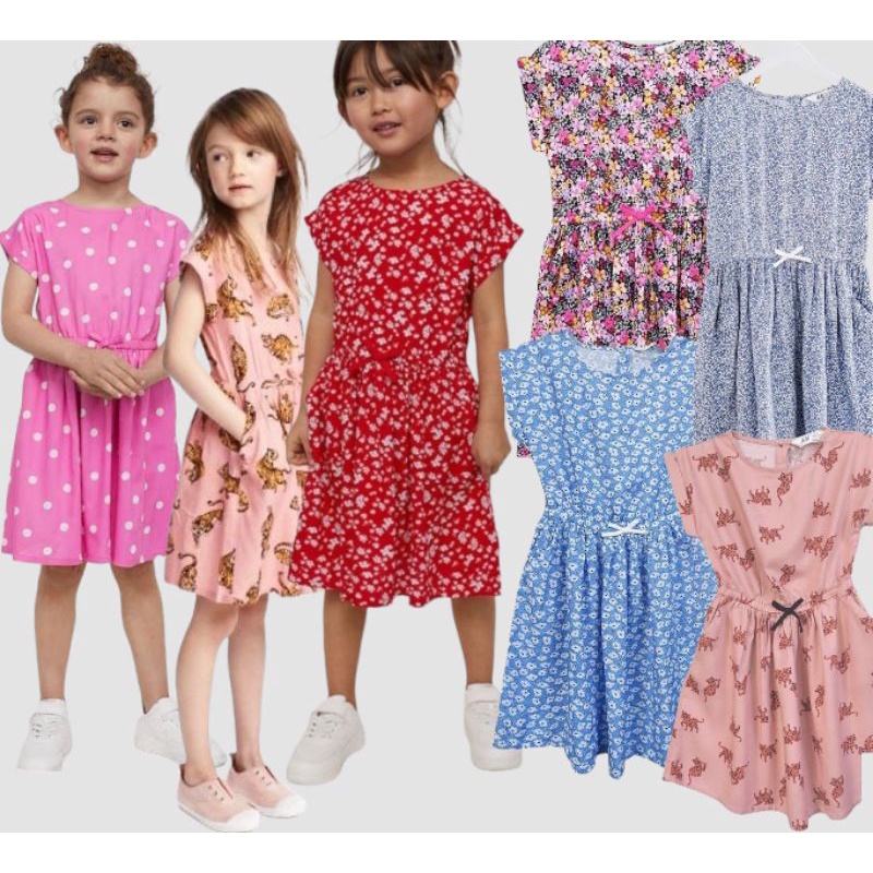 vestidos para H&M vestidos para niñas Tops ropa para niñas | Shopee Colombia