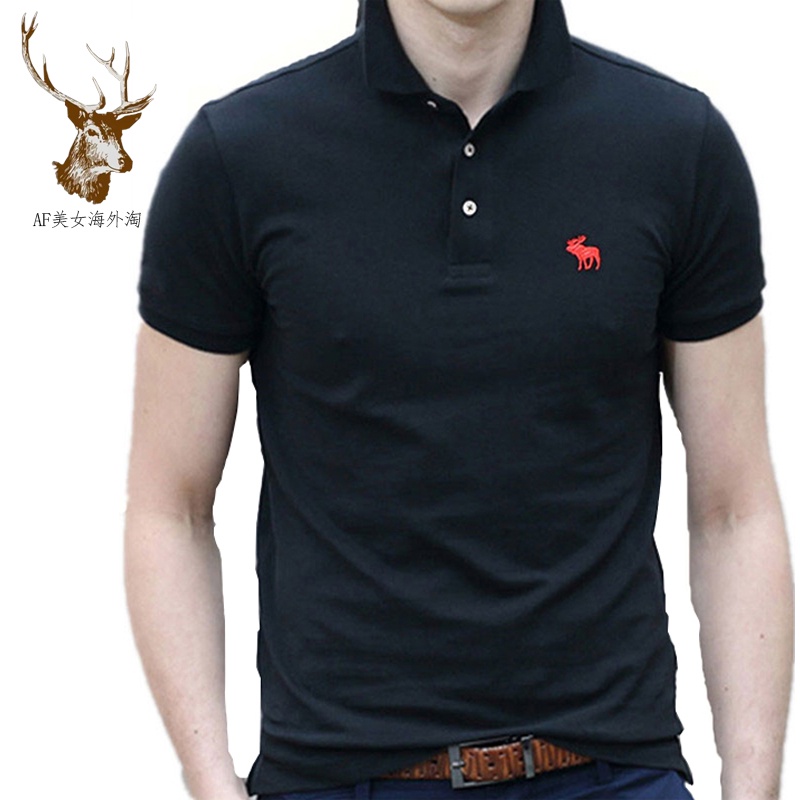 Incorporar Brújula combinar Abercrombie Fitch Polo De Manga Corta Para Hombre Fawn Nueva Solapa  AfT-shirt | Shopee Colombia