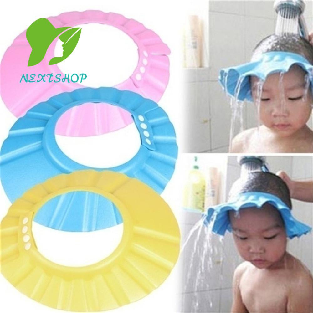 Ajustable para Gorro de Ducha para Bebés Gorro de Baño para Bebés Protege Los ojos y las orejas para Niños & Bebés 2 Pcs Gorra de Ducha para Bebé Impermeable 