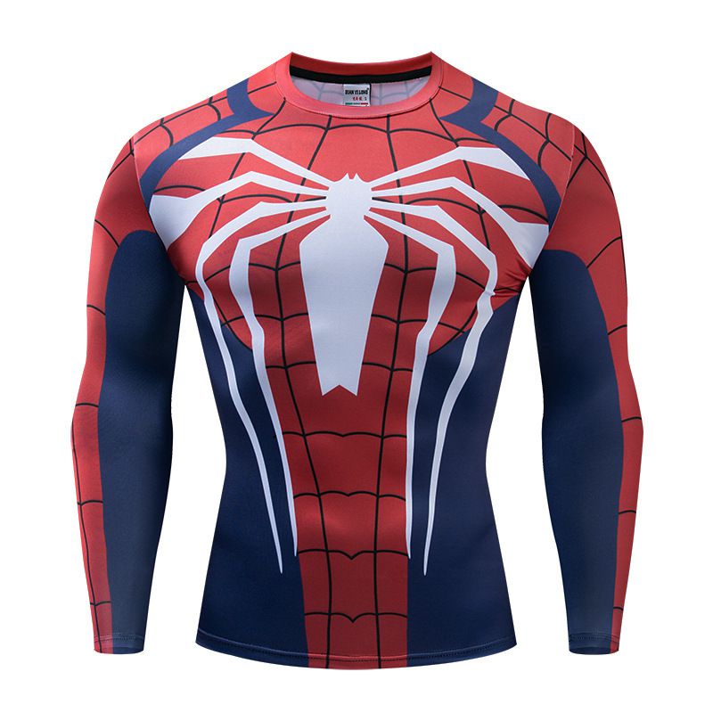 Camiseta Game PS4 Spiderman Los Vengadores Superhéroe Manga Larga  Compresión Deporte Traje Avanzado Spider-Man 3D Fitness Tops | Shopee  Colombia