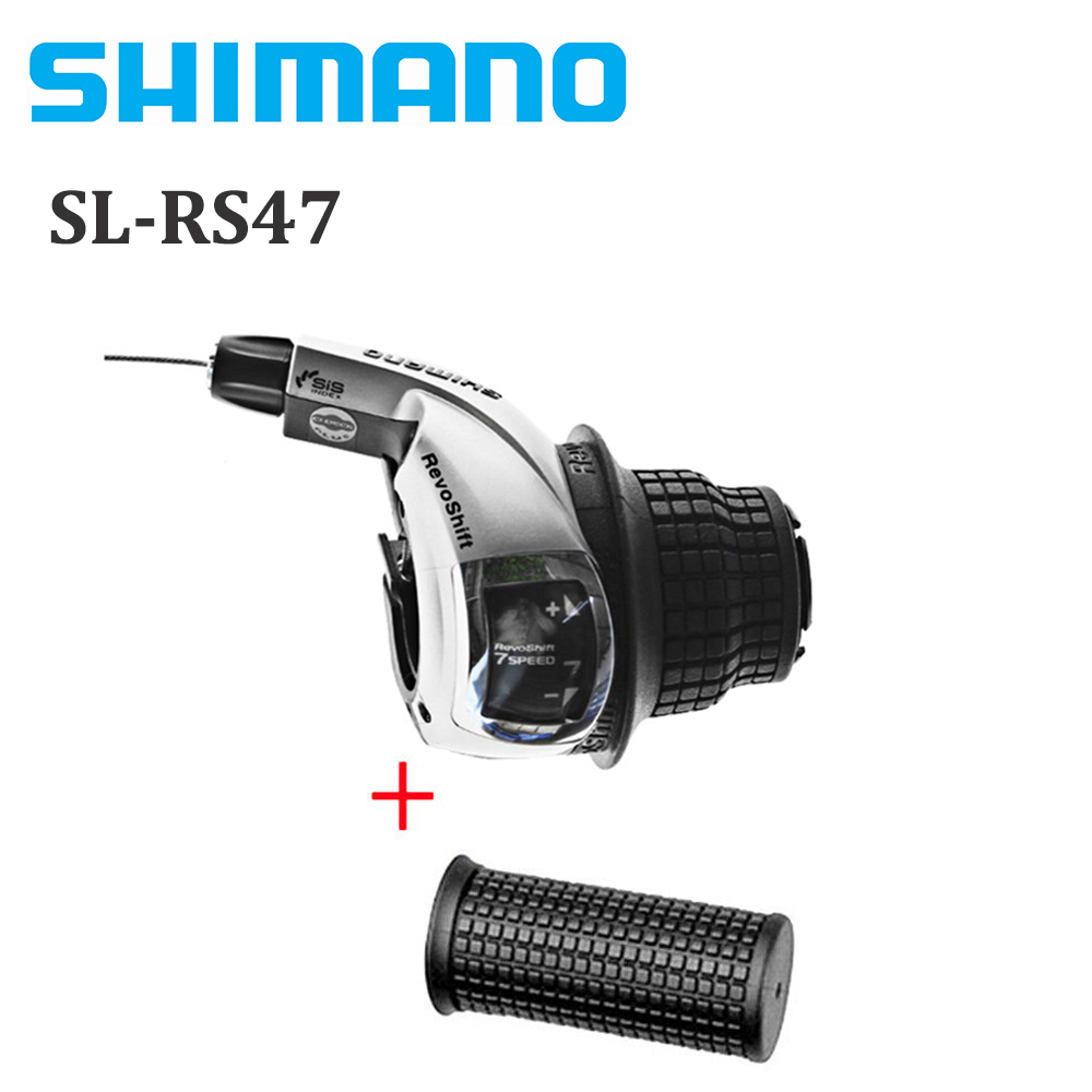 Image of shimano sl-rs47 revoshift twist shifter 3/7/8/21/24 velocidad mtb bicicleta transmisión #1