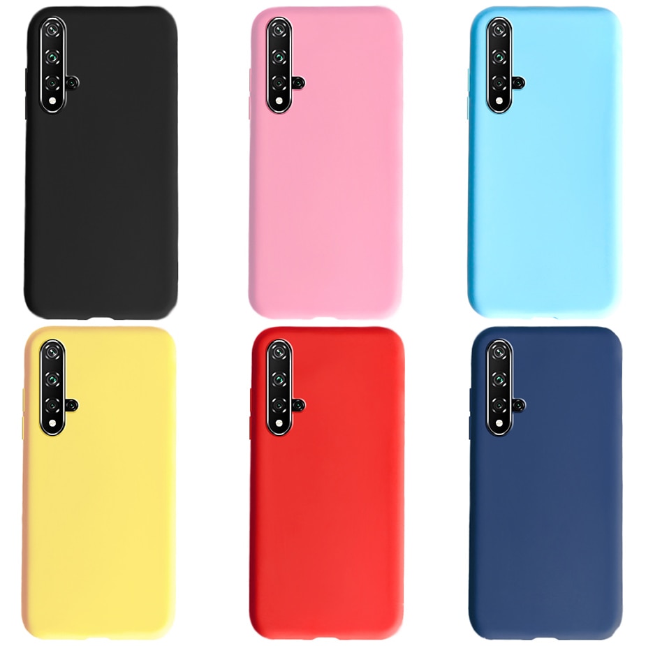 Para Huawei Nova 5T caso a prueba de golpes de silicona suave lindo caramelo TPU caso del teléfono para Huawei Nova 5T cubierta de la Funda para Huawei Nova 5T 5 T #7