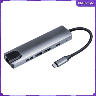Image of USB C Hub HDMI Adapter,5 in 1 Type C Hub to HDMI 4k,2 USB 3.0 Ports,65W Power