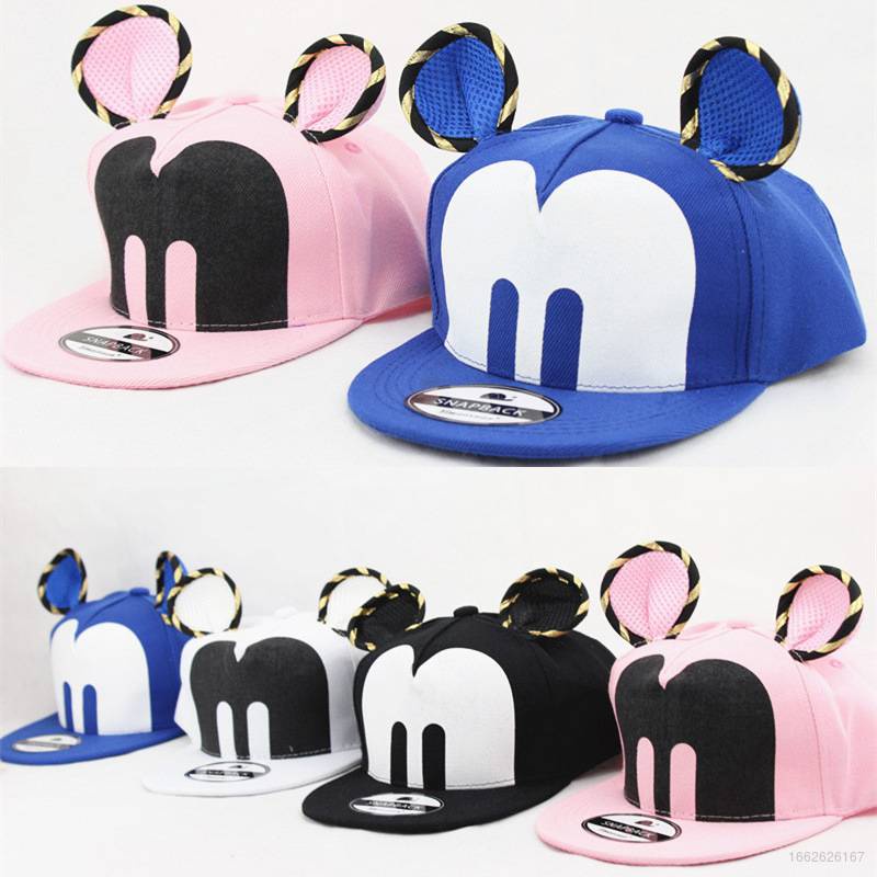Veto 3-8 Años Disney Big Ears Mickey Mouse Gorra De Béisbol Para Niños Niño Niñas Sunhat Pico Al Aire Libre Todo Partido Fas #6