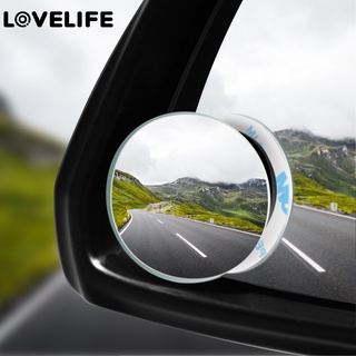 1 pieza coches espejo de punto ciego/vidrio redondo hd sin marco espejo retrovisor convexo con ángulo ancho ajustable/espejo retrovisor lateral del coche/espejo convexo lateral del vehículo/accesorios universales para automóviles #9