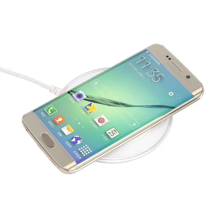 Image of QI Samsung-Almohadilla De Carga Inalámbrica Para Galaxy S6 S7 S8 S9 Plus #4