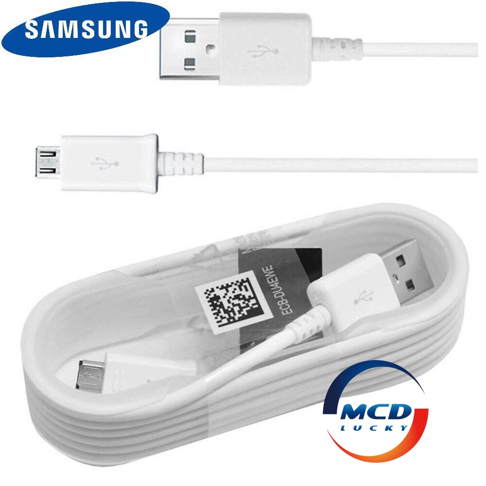 Genuina SAMSUNG 1.5m Negro Rápido Cargador Micro USB Data Cable Lead Para S5 S6 S7 