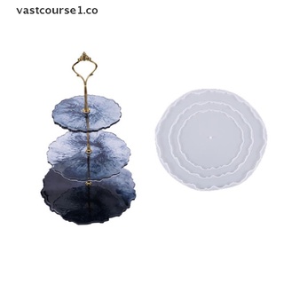 Image of thu nhỏ VV Irregular Round Fruit Disc Tray Resin Silicon Mold DIY Coaster Epoxy Mould Craft CO #0