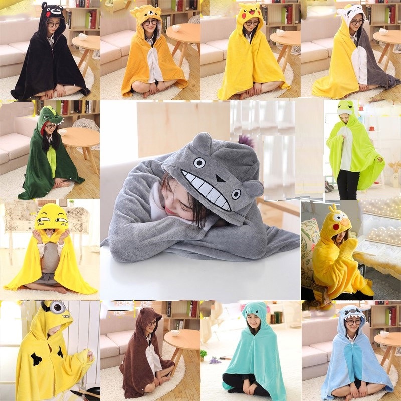 anime capes manta umaru-chan cosplay disfraces capa sudaderas de lana de coral albornoz camisón de dibujos animados gatito totoro prendas de abrigo #9