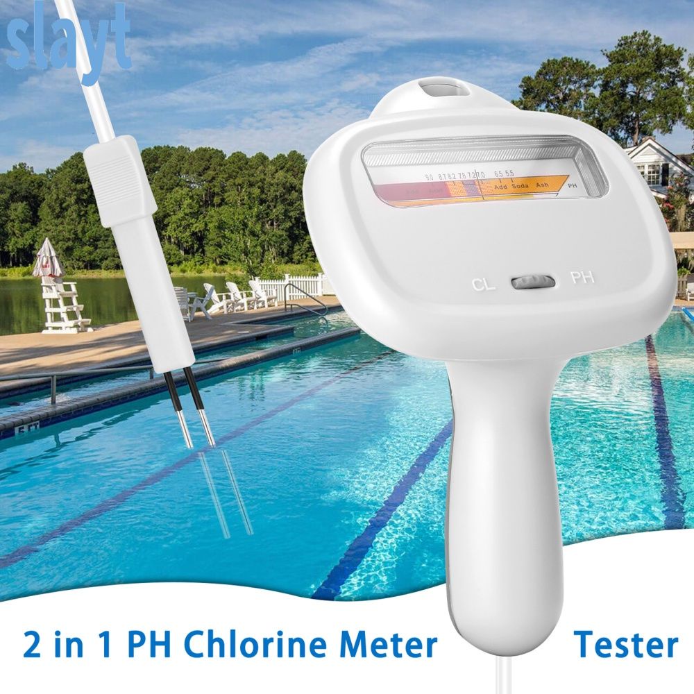 acuario portátil spa Vogueing Tool Medidor de nivel de cloro y pH 2 en 1 para piscina 