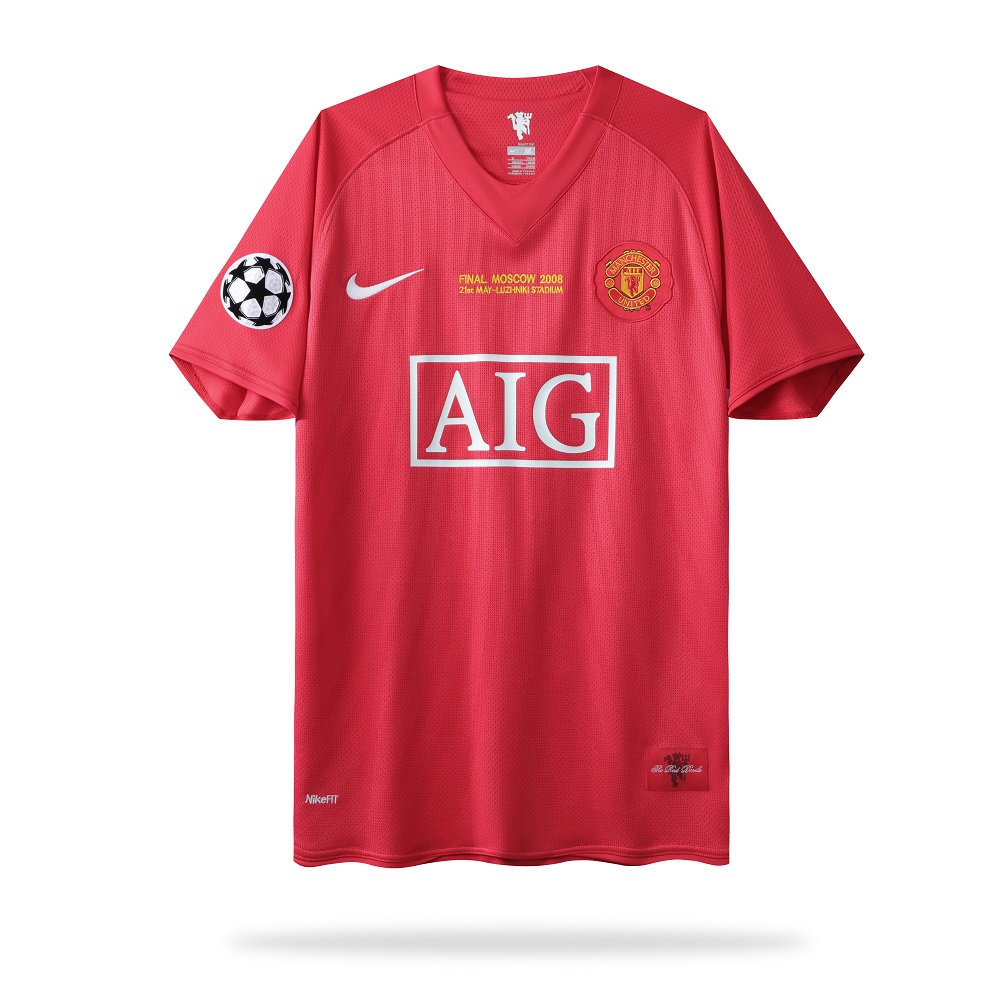 Cristiano Ronaldo Manchester United 2007 2008 Home Long Sleeve Soccer  Jersey Shirt L SKU# 237925-666