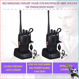 Image of thu nhỏ airmachineRechargeable Walkie-talkie For Baofeng BF-888S VHF/UHF FM Transceiver Radio #3