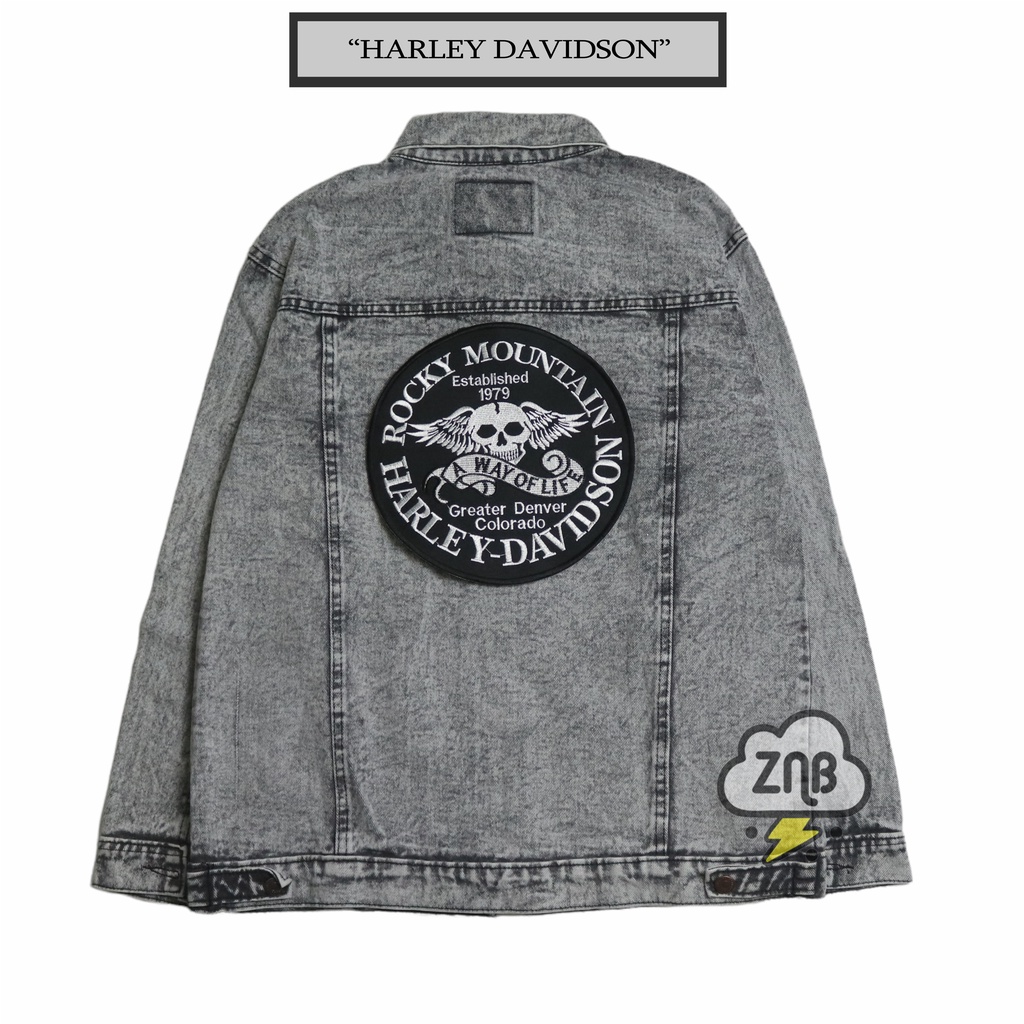 Image of Parche bordado Harley DAVIDSON emblema de costura de la mejor calidad #2