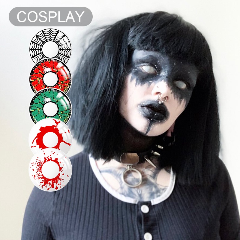 Magister lentes contacto Cosplay Lentes De Contacto De Dibujos Animados Anime Ojos Halloween Naruto De Colores Contactos 2 Piezas Maquillaje Suave #7