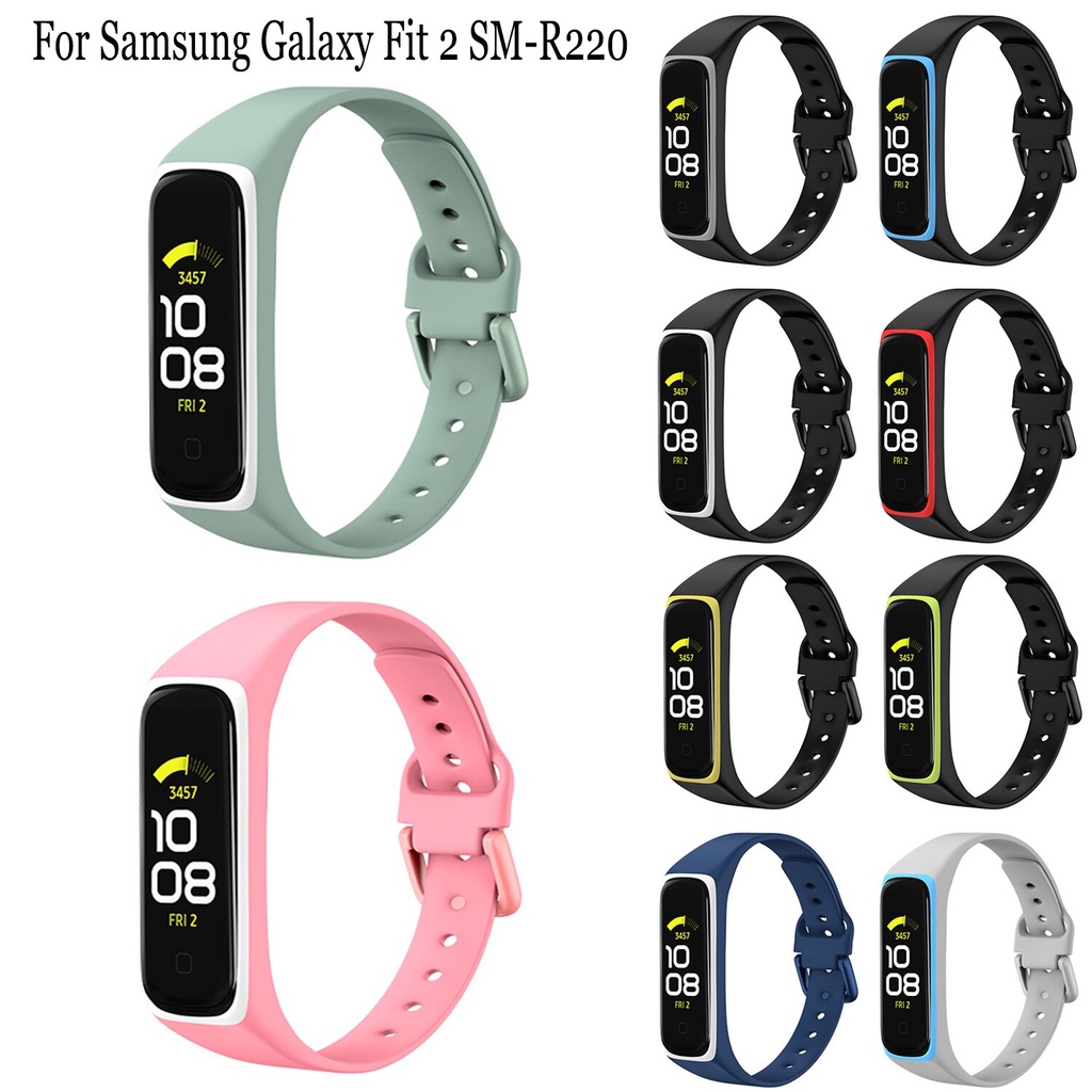 sobrina dueño Margarita Pulsera Para Samsung Galaxy Fit R220, Pulseras De Repuesto, Correa De  Silicona, Pulsera Deportiva, Correa De Reloj Compatible Con Samsung Gear Fit  | lagear.com.ar