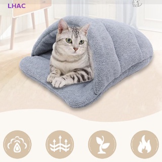 Image of LHAC Pet Fleece Warm Cat House Nest Ropa De Cama Saco De Dormir Almohadilla Manta Cojines Nuevo