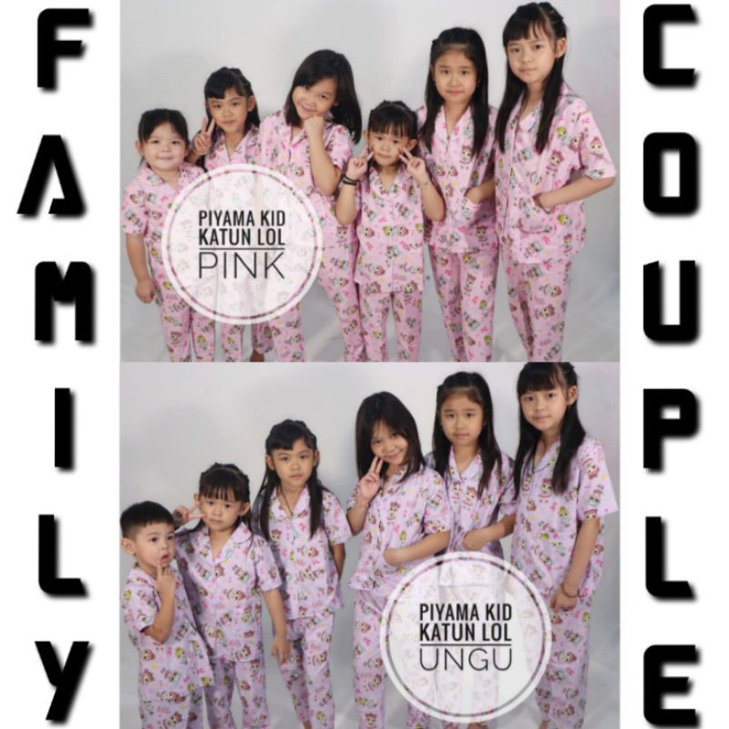 Puede ser una pareja de madre e hija LOL púrpura y rosa | Shopee Colombia