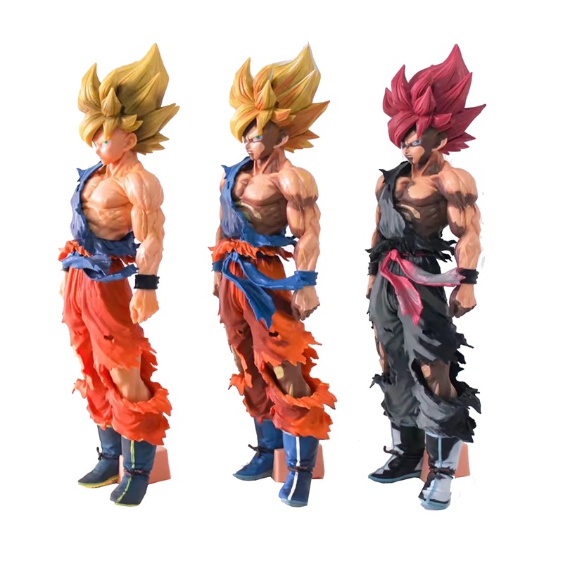 35cm Gran Tamaño Especial Anime Pintado Color Dragon Ball Z Son Goku PVC  Figura De Acción Super Saiyan Mono Rey Coleccionable Modelo Para Regalo  Adulto | Shopee Colombia
