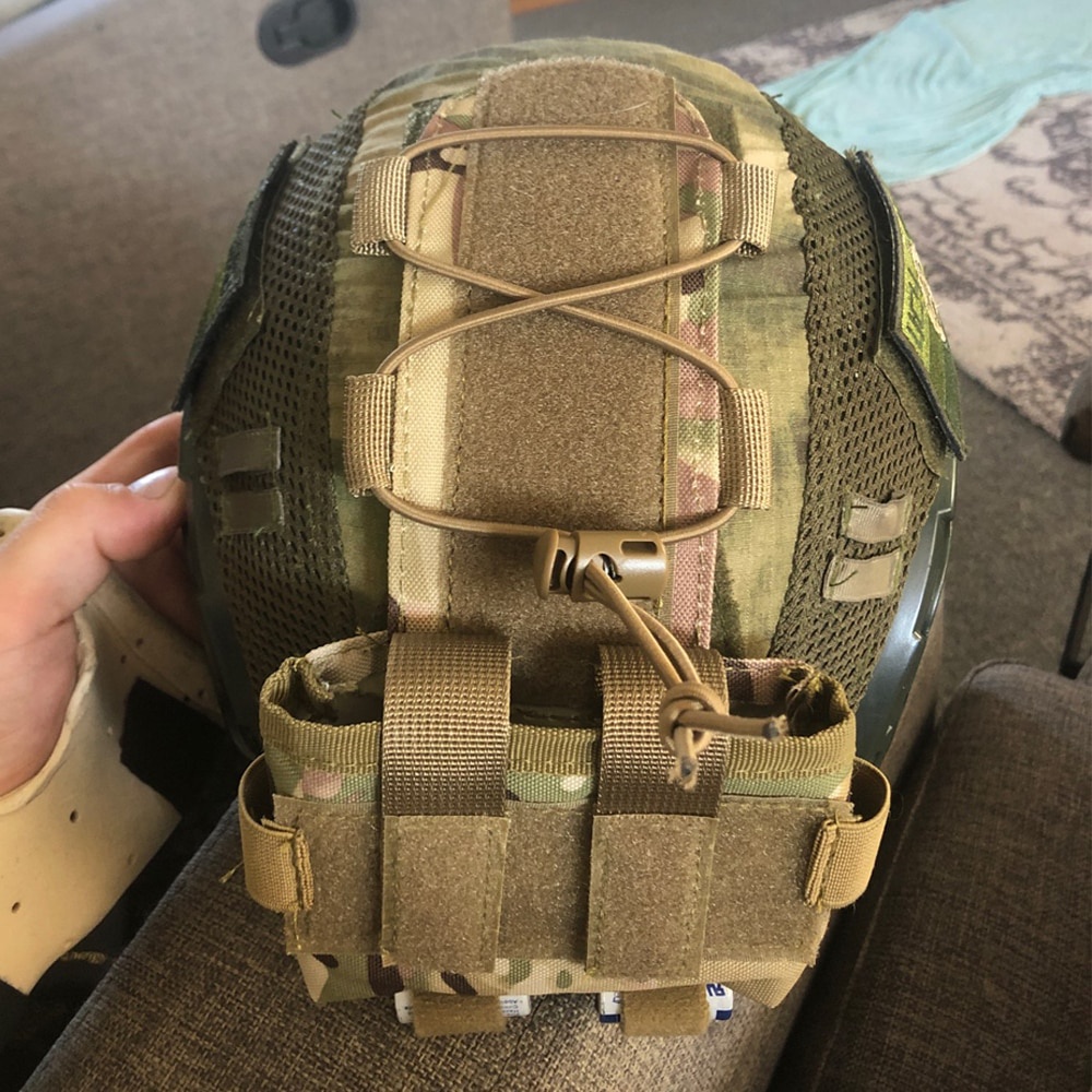 Compartimento para bolsa casco accesorios de caza nocturno bolso bolso casco outdoor Sport 