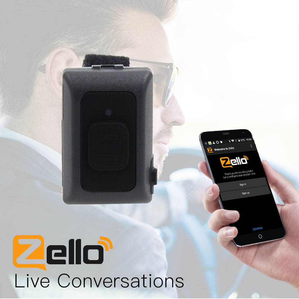 Image of 2020 inalámbrico Bluetooth manos libres PTT Walkie Talkie botón para Android de baja energía para Zello Work R16 #1