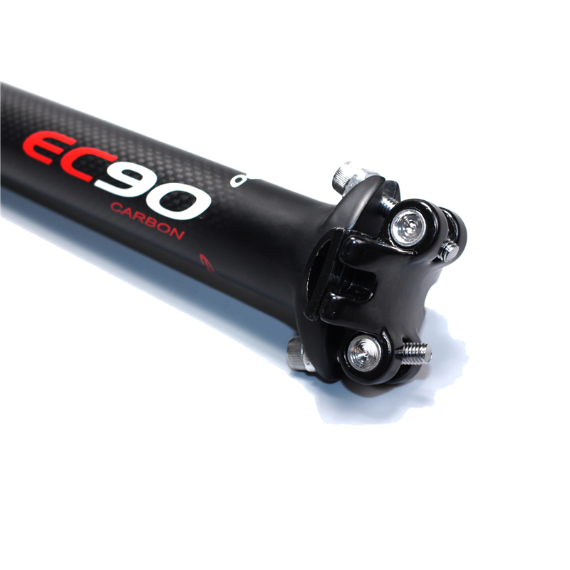 Image of EC90 Tija De Sillín Carbono MTB De Bicicleta Tubo 27.2 30.8 31.6 350 400mm Accesorios De Montaña #4