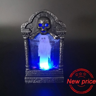 Image of Mini Lámpara De Piedra Lápida Decorativa Para Fantasmas Decoración De Halloween P0F6