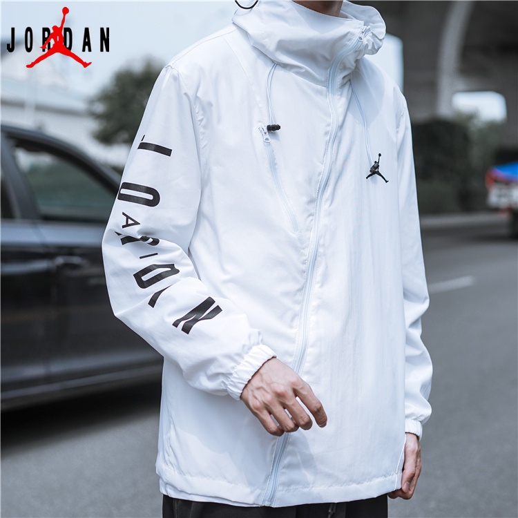 Aplicado escaramuza Torpe nike air jordan chaqueta de los hombres de la primavera y el otoño de  sección delgada logotipo de vuelo impreso chaqueta deportiva con capucha  cortavientos ropa de protección solar ropa | Shopee