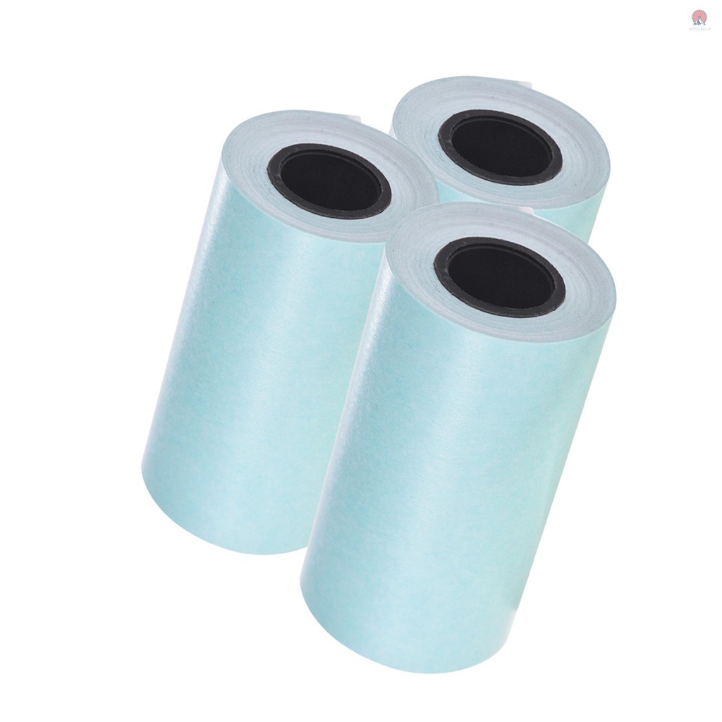 2 rollos rosa+2 rollos amarillos+2 rollos de papel térmico azul JEPODOR 57 x 30 mm papel térmico etiqueta papel adhesivo para impresora fotográfica PeriPage PAPERANG 