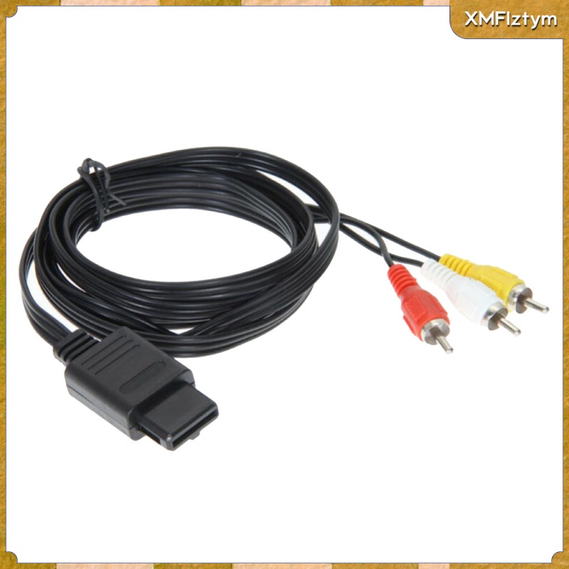 Image of HDMI Male S-Video to 3 RCA AV Audio Cable Cord Adapter For  GameCube N64 SNES #1