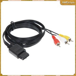 Image of thu nhỏ HDMI Male S-Video to 3 RCA AV Audio Cable Cord Adapter For  GameCube N64 SNES #1